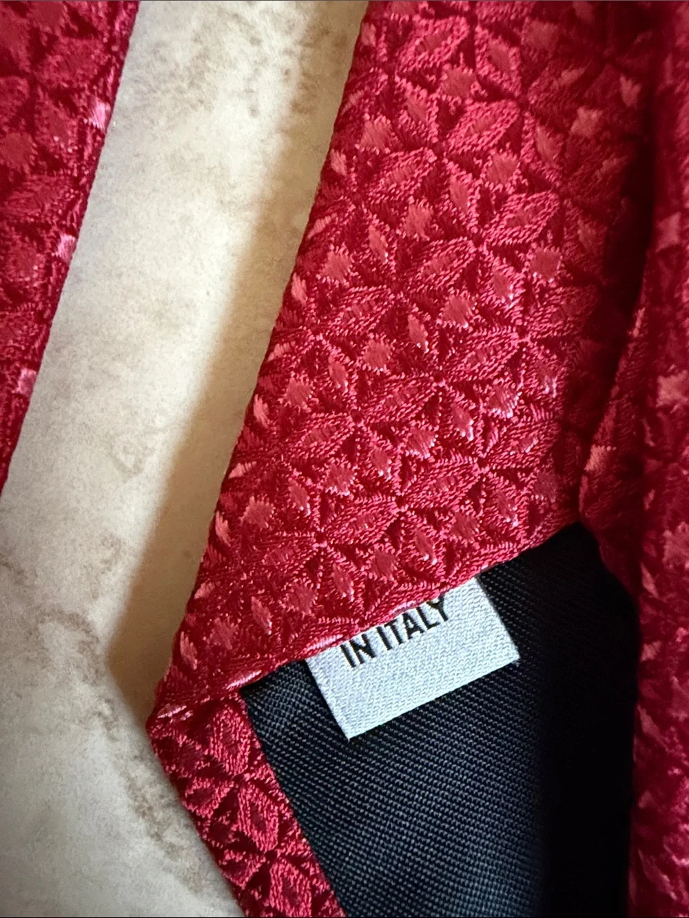 Valentino red necktie